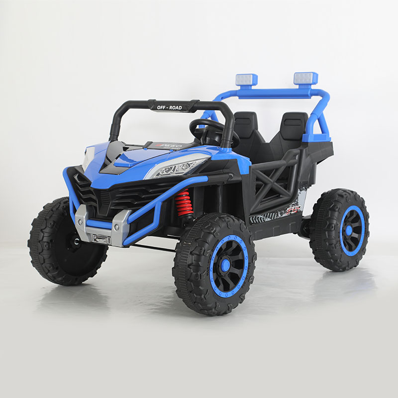 UTV eléctrico para niños de 12 V 2 WD con suspensión en las cuatro ruedas, música y luces