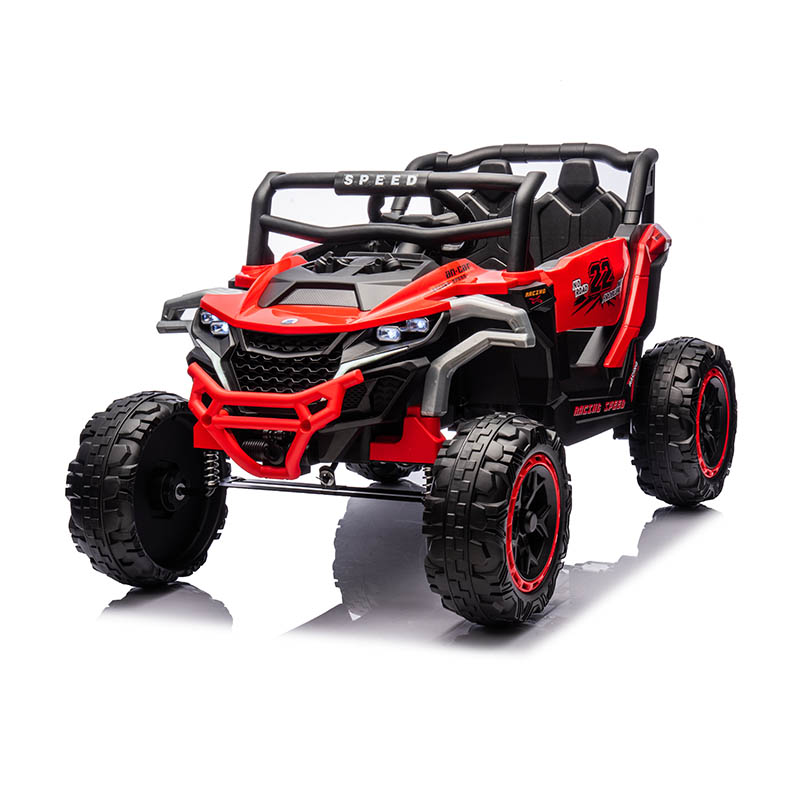 UTV para niños de 12 V 2 WD con absorción de impactos en las cuatro ruedas