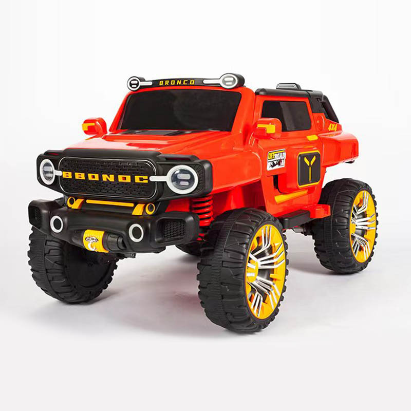 Coche eléctrico para niños 12V 4WD con suspensión en las cuatro ruedas