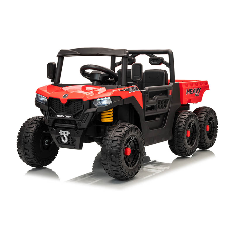 Coche de paseo de seis ruedas 4WD con batería de 12V, juguetes para niños