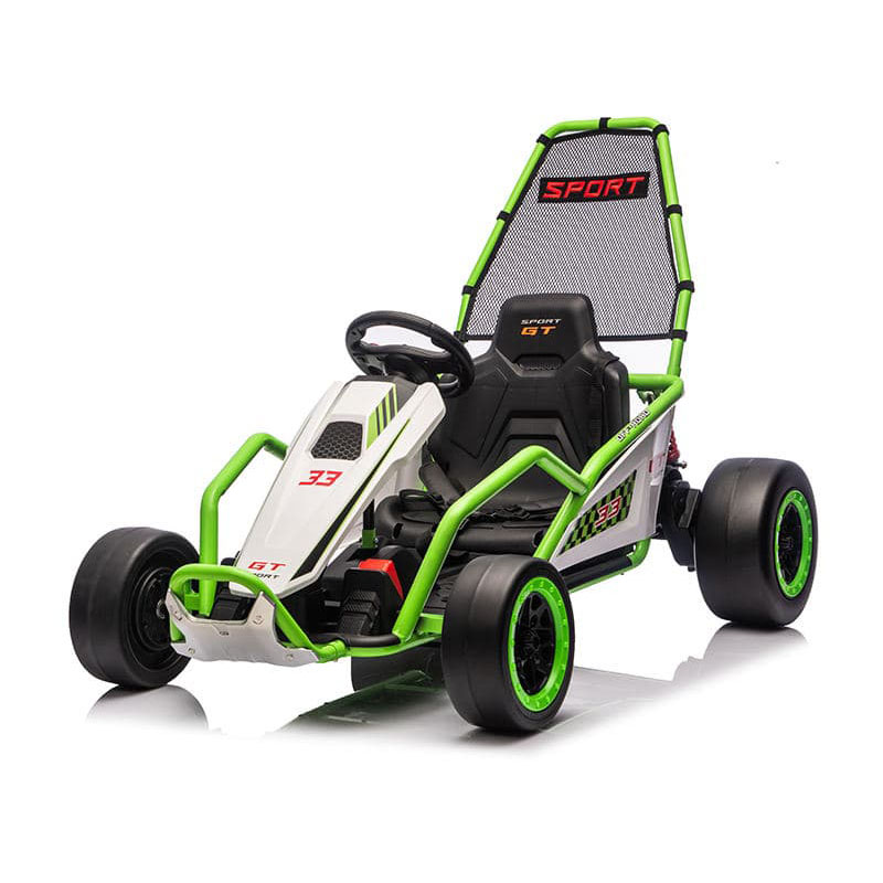 Go Kart de deriva eléctrico para niños de 12 V con música Bluetooth