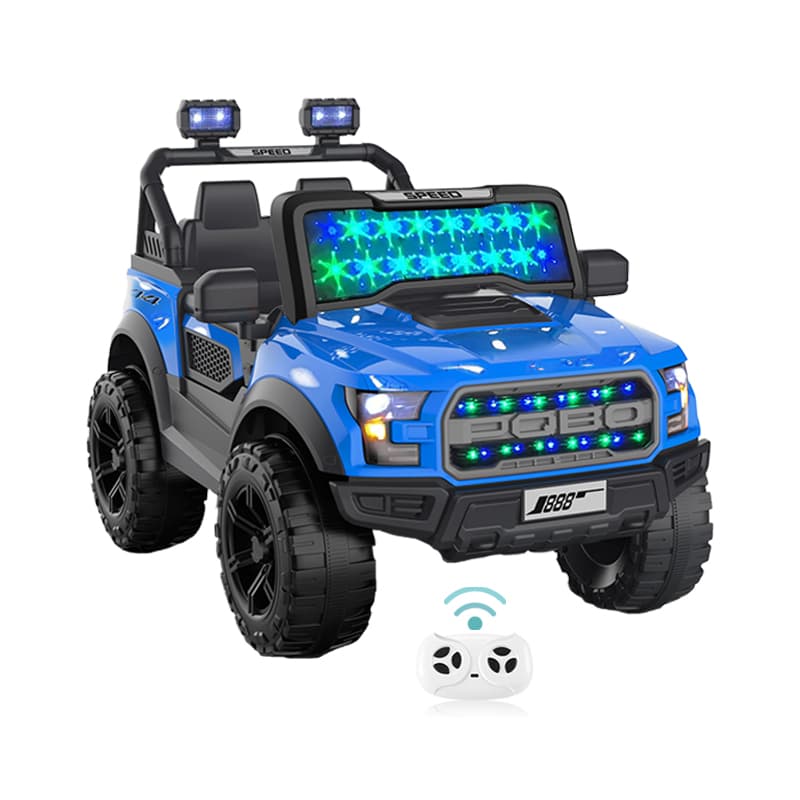 Luces LED para parabrisas de automóvil para niños de 12 V