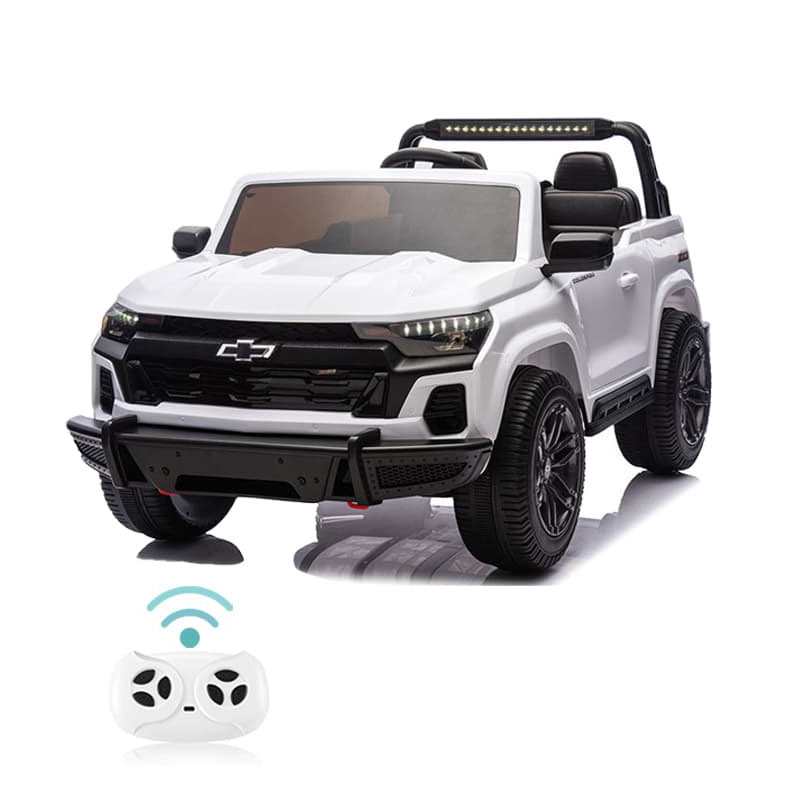 Coche correpasillos con asiento doble Chevrolet Colorado 2023ZR2 con licencia de 12 V