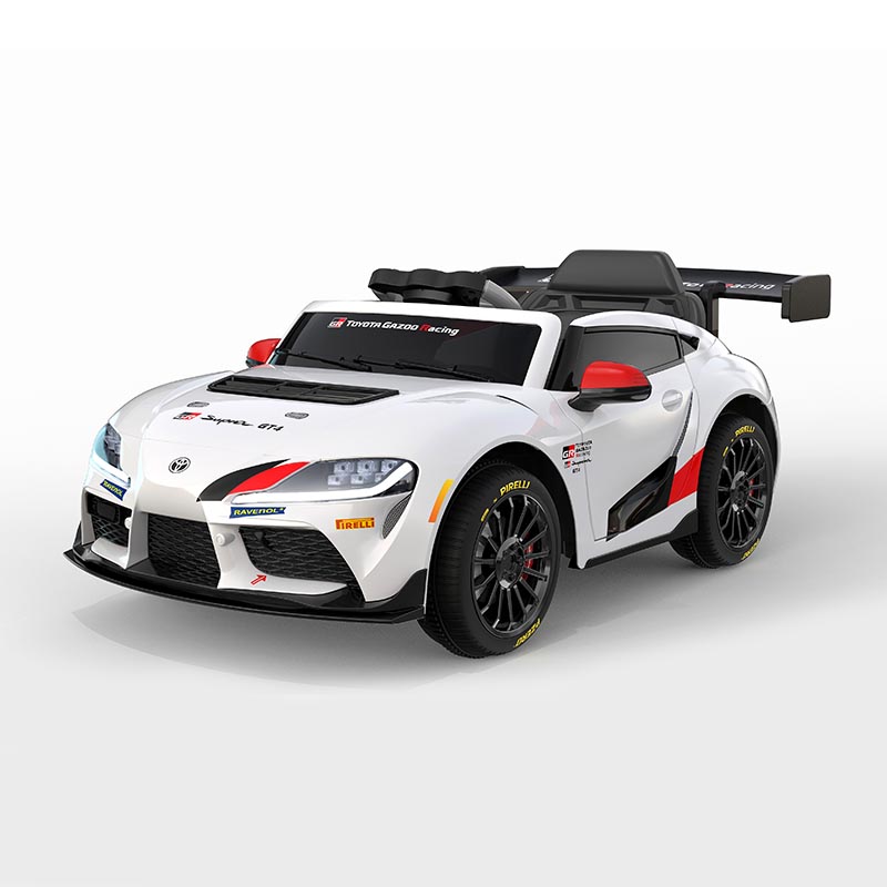 Coche correpasillos eléctrico GR Supra GT4 con licencia de 12 V
