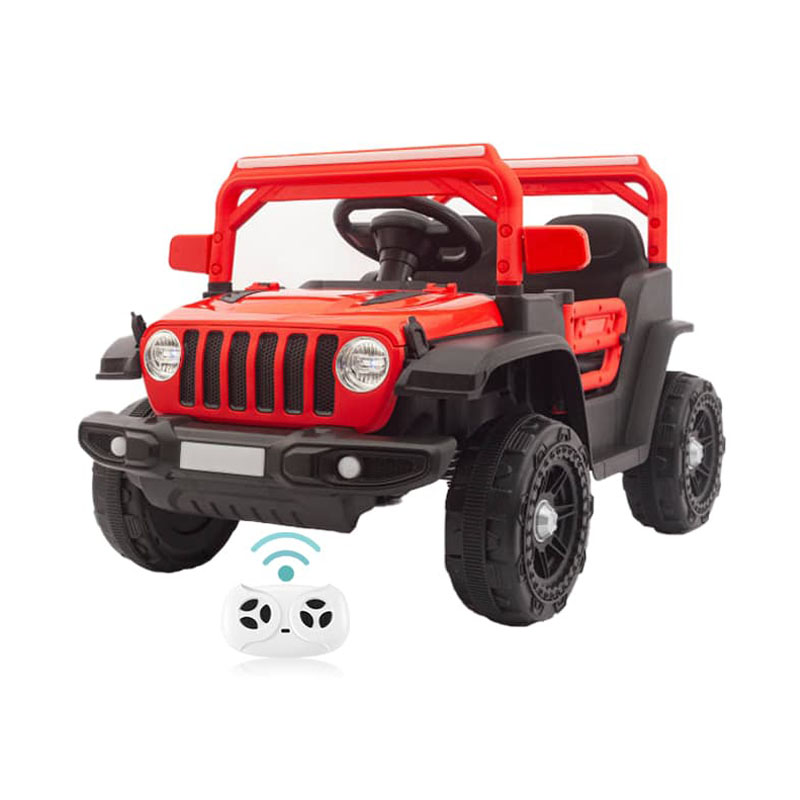 Jeep eléctrico para niños 2.4G R/C con giro delantero y trasero