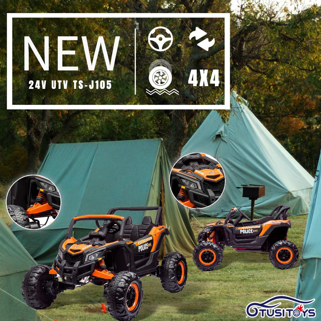 Potente batería de 24V con motores 4x4