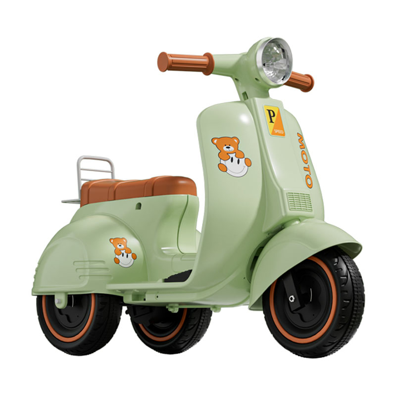 Scooter eléctrico para niños de un solo motor de 6 V con música y luces LED
