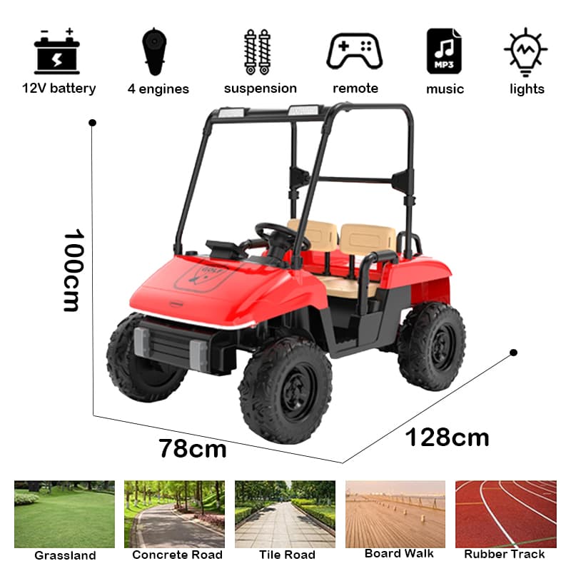 12V Kids Electric Farm Truck with Dump Bed Ride-On