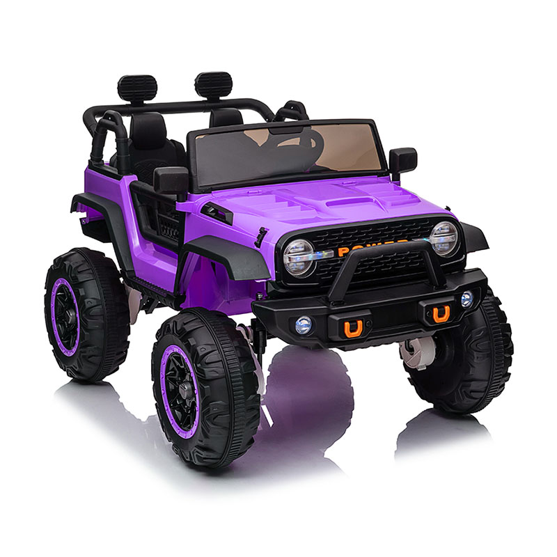Kids Electric Car with One-Button Start, Music & LED Lights