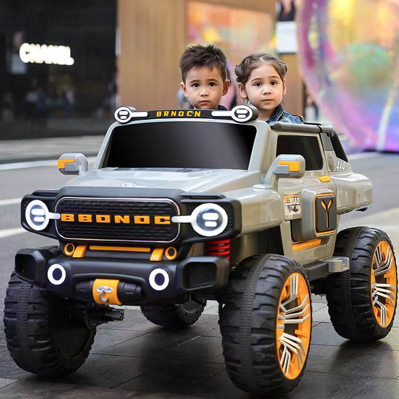 12V 4WD Kids Electric Ride on car with four wheels suspension